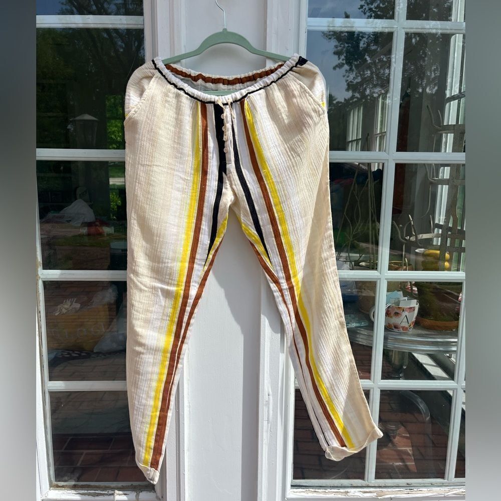 Ace & Jig Antique Gauze Striped Pants - Picture 5 of 12
